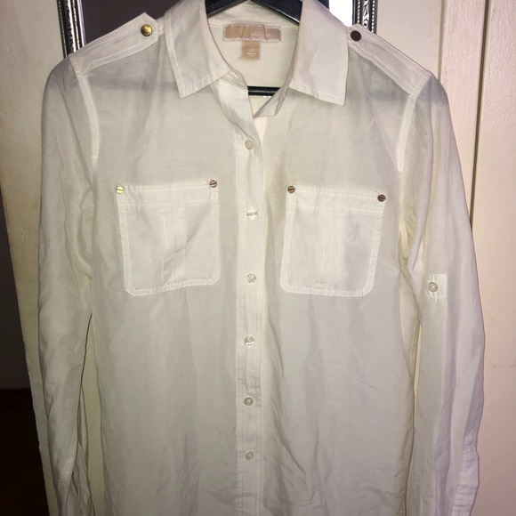 MICHAEL KORS BUTTON DOWN SHIRT - Picture 1 of 4